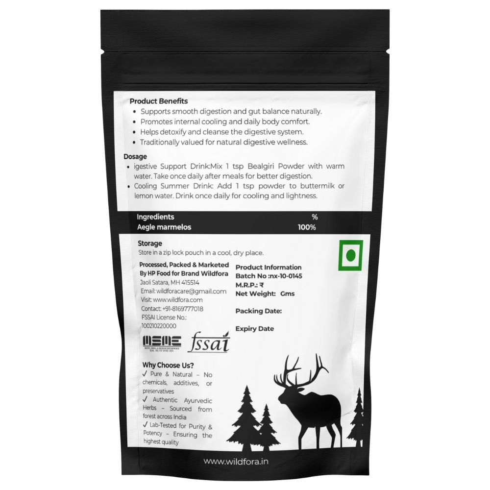 Wildfora Bealgiri Powder, Bael Phal Powder, Bael Fruit Powder, Aegle Marmelos, Bel Giri Powder, Belgiri Powder, Wood Apple Powder, Bael Churna, Wildforest Herbal, Wildfora Herbal Product, Natural Bael Churna, Organic Bel Fruit Powder, herbal Bael Churna, Herbal Bael Fruit Powder, Wildfora Bel Herbal, Wild Forest Herbal Product, Bael Pulp Churna, Bel Fruit Dry Powder.
