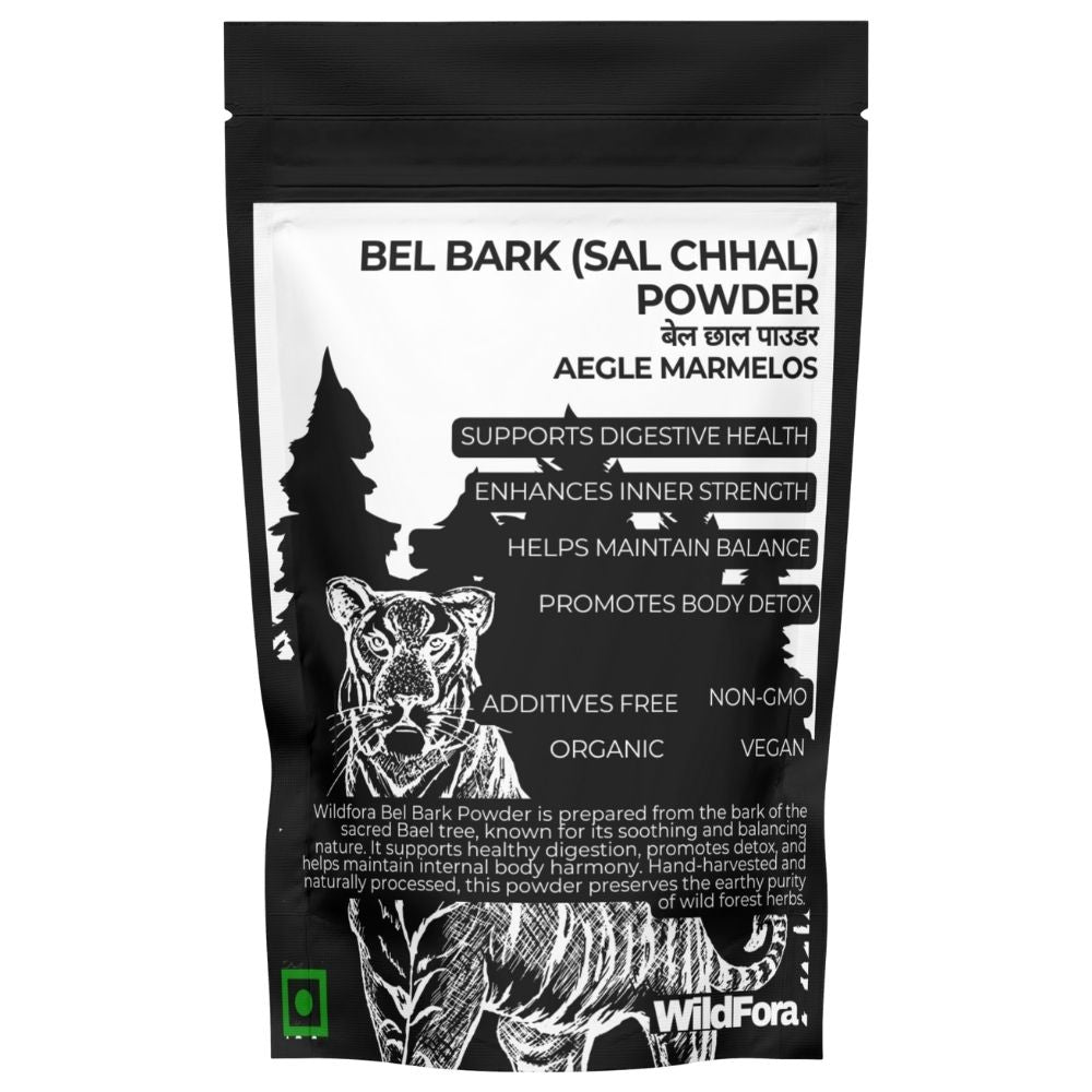 Wildfora Bel Bark Sal Chhal Powder, Bael Chaal, Bel Chhal Powder, बेल छाल पाउडर, Aegle marmelos, Bael Bark Powder, Wildforest Herbal, Wildfora Herbal Product, Organic Bel Bark Churna, Natural Bael Chaal Powder, Herbal Bael Powder, Wildfora Bel Herbal, Wild Forest Herbal Product, Bel Tree Bark Churna, Bilva Chal Powder, Bael Herbal Bark Powder.