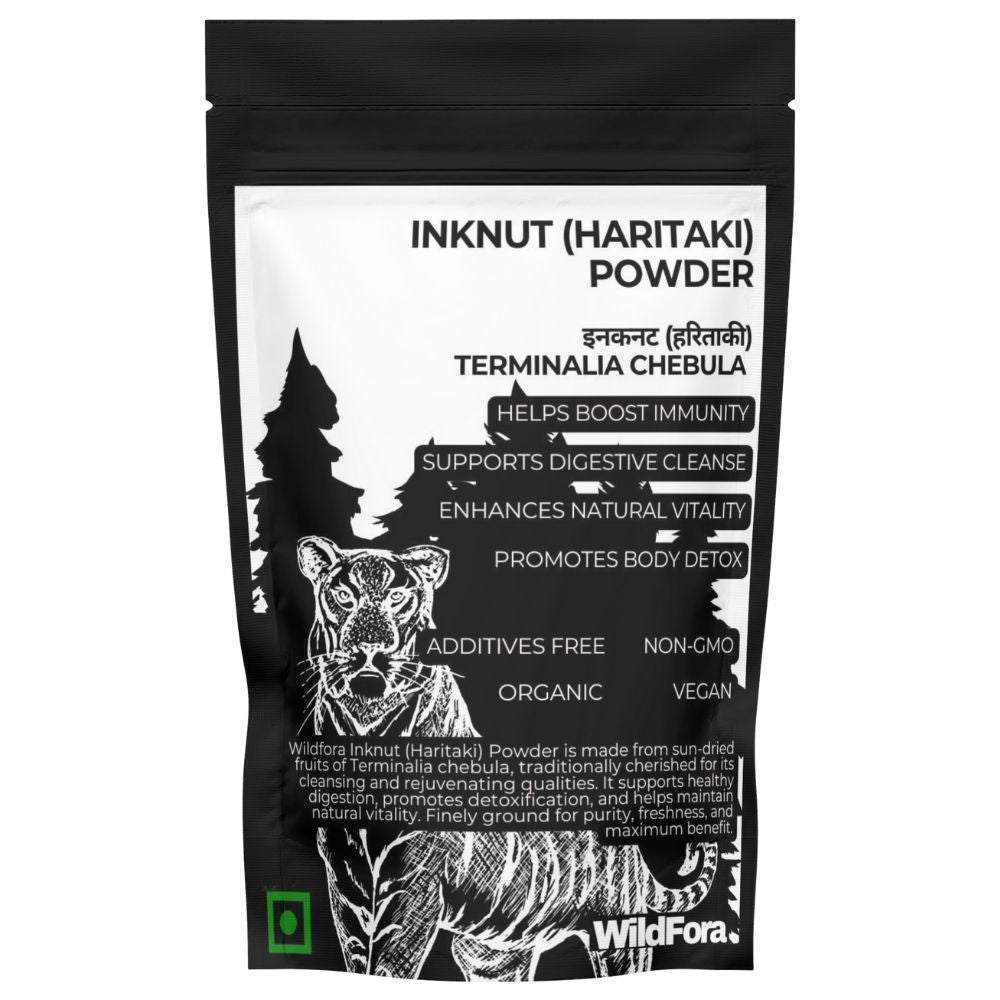 Wildfora Inknut Powder, Haritaki Powder, Terminalia chebula, Inknut Herbal Powder, Harad Churna, Myrobalan Fruit Powder, Wildfora Haritaki Churna, Wild Forest Harad Powder, Natural Herbal Fruit Powder, Inknut Fruit Powder, Haritaki Terminalia Chebula, Wildfora Natural Powder, Forest Herbal Haritaki, Wildfora Inknut Fruit Powder, Natural Haritaki Herbal Powder.
