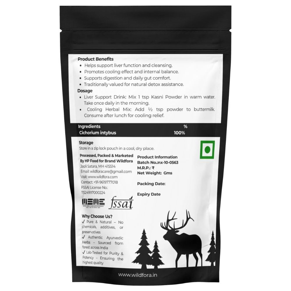 Kasni Powder, Kasni Seeds, Kasini Beej, Kaasni Powder, Chicory Seed Powder, कासनी बीज, Wildfora Kasni Powder, Cichorium Intybus Seeds.